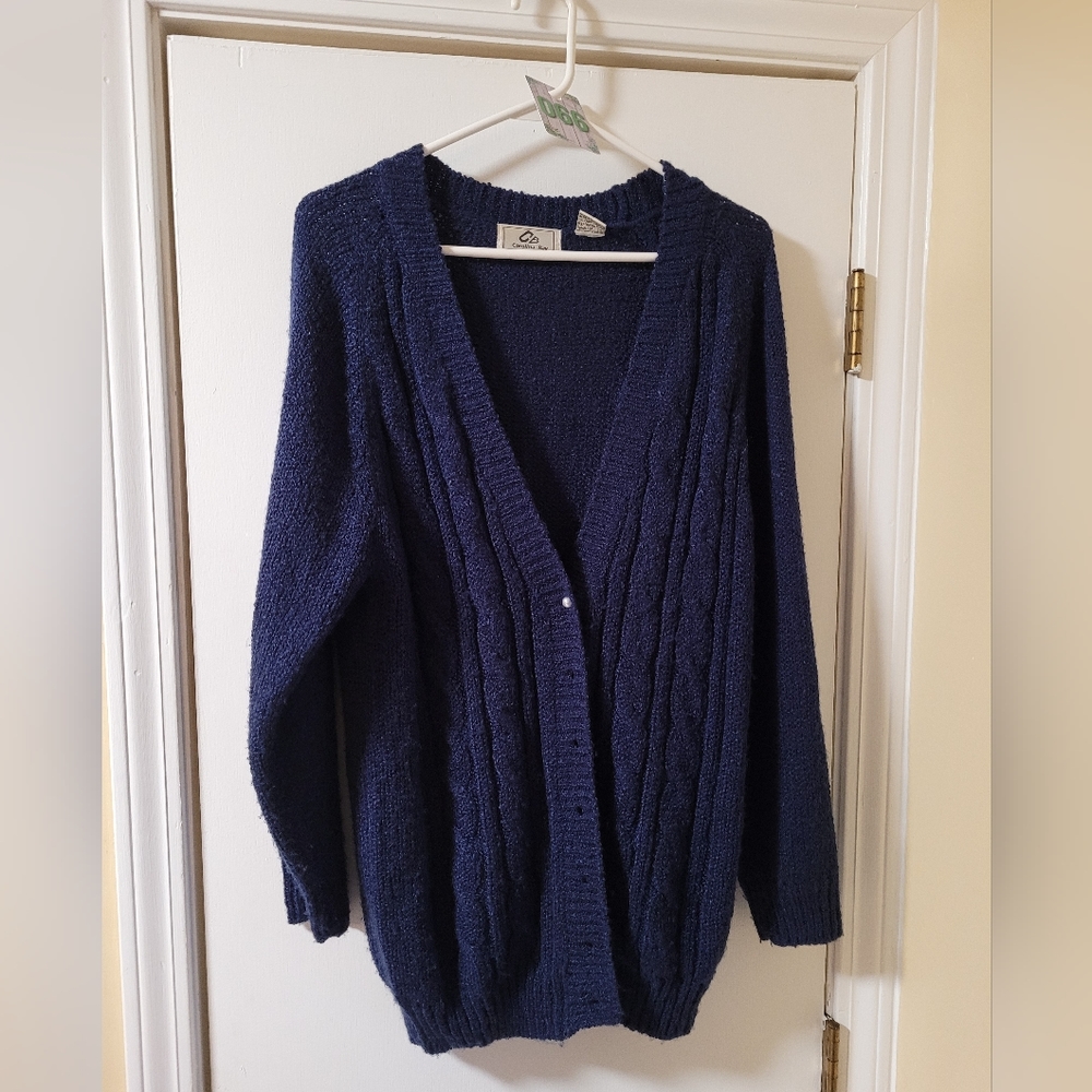 66. Vintage Carolina Bay cardigan sz L